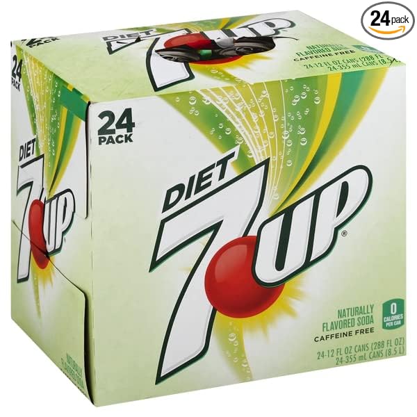 Diet 7-Up 12 Fl Oz (Pack of 24)
