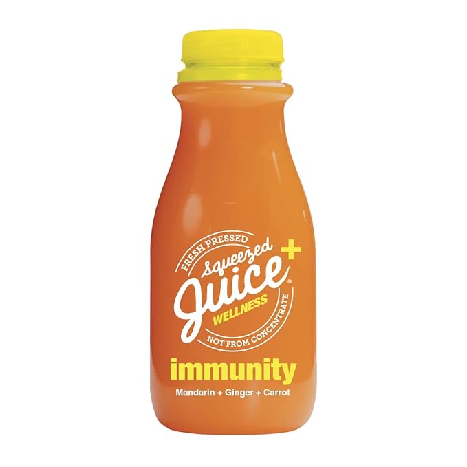 Squeezed Juice Functional IMMUNITY - 11 FL OZ Single-Serve Bottles 6 Pack - 100% Juice