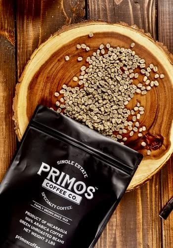 3 Lb Single Origin Unroasted Green Coffee Beans Specialty Grade From Single Nicaraguan Estate Direct Trade (Caturra Varietal)