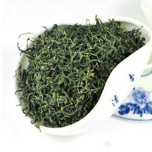JQ Organic Seven Loose Leaf Jiaogulan Loose Tea 17.6 oz-500g Natural Sweet Stemless Gynostemma Pentaphyllum Herbal Jiao Gu Jan