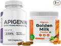 The Sleep Like A Baby Bundle with Golden Milk and Apigenin - Vegan Friendly Non-GMO