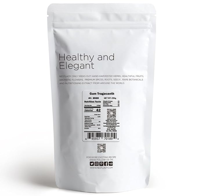 NESTLADY Natural Wild Tragacanth Gum “Snow Swallow” 雪燕 Net Weight: 250g/ 8.8oz…
