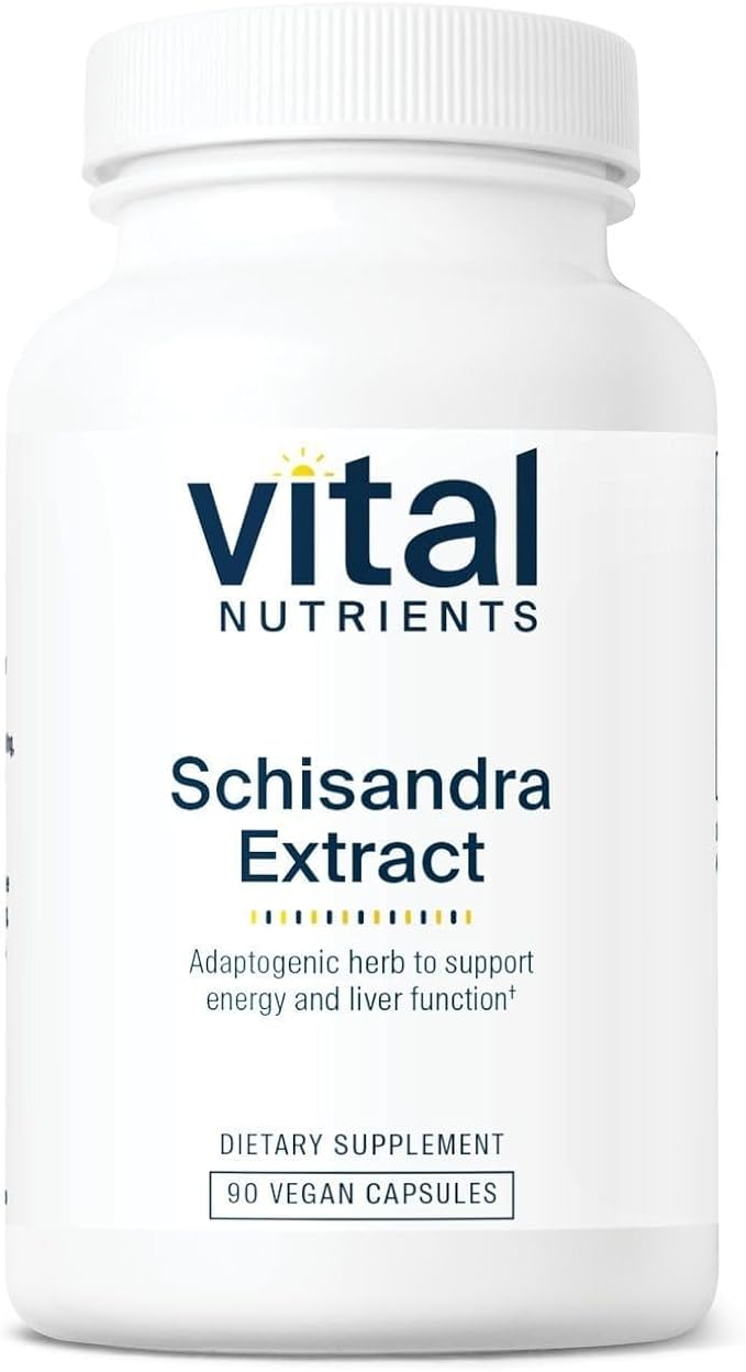 Vital Nutrients - Schisandra Extract - Liver Immune Energy and Endurance Support - 90 Vegetarian Capsules per Bottle - 1000 mg