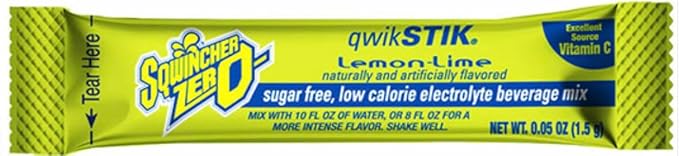 500-Pack Electrolyte Powder Packets ZERO Qwik Stik- Sugar-Free Drink Mix Assorted Flavors 500-Pack - Hydration Packets with Multi-Flavor