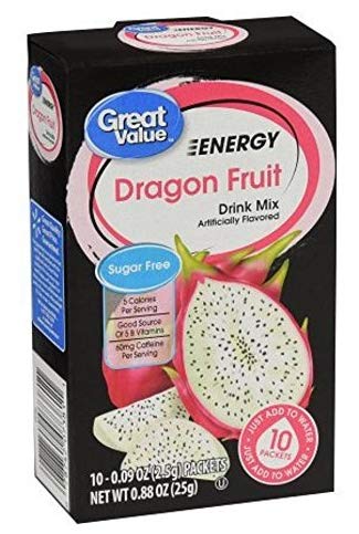 Great Value Energy Drink Mix bundle: 2x Dragon Fruit 2x Grape 2x Pomegranate Lemonade