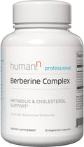 Humann Berberine Complex – Berberine Supplement for Metabolic &amp Cholesterol Support with Olive Leaf Extract 30 Capsules
