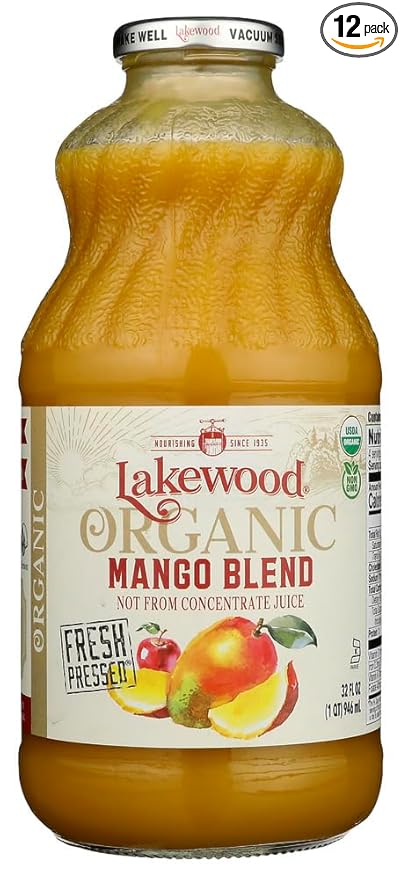Lakewood Mango Juice OG2 32 oz. (Pack of 12)