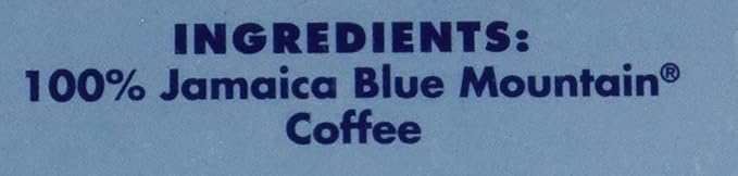 Island Blue 100% Jamaica Blue Mountain Fresh Roasted &amp Ground Coffee Medium Roast Gourmet Coffee Ground Vacuum Packed in a Burlap Bag 8 oz