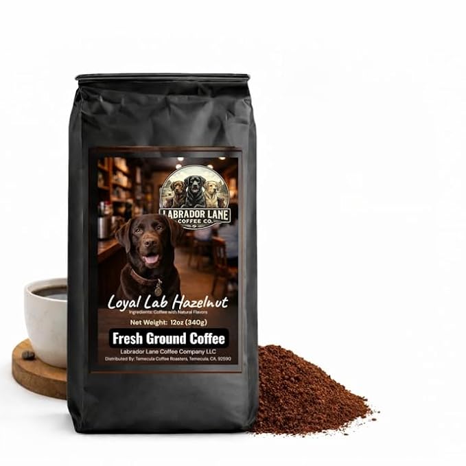 Loyal Lab Hazelnut Small Batch Premium Flavored Coffee - 12oz