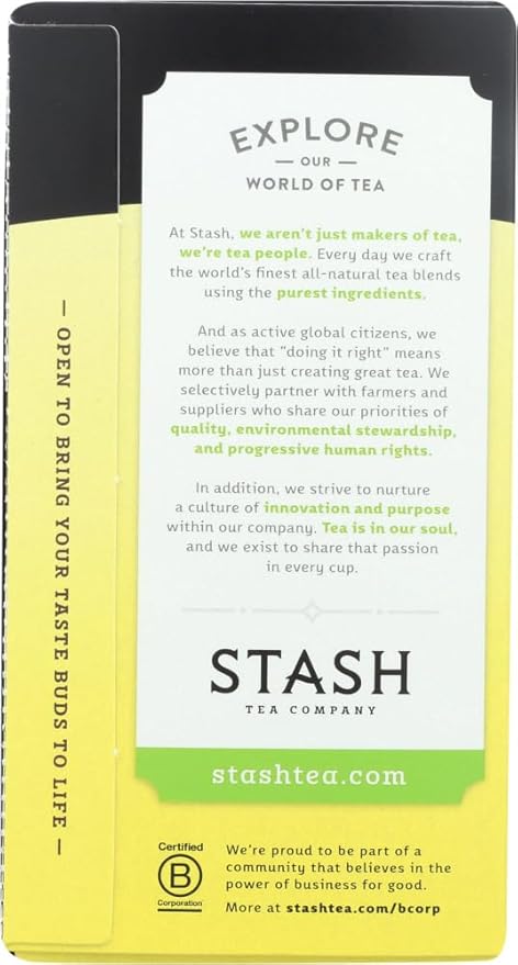 Stash Herbal Tea Meyer Lemon 20 Count Box (9 Pack)