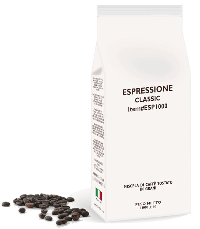 Espressione Whole Bean Classic Espresso Blend Coffee 2.2 lbs (Pack of 2)