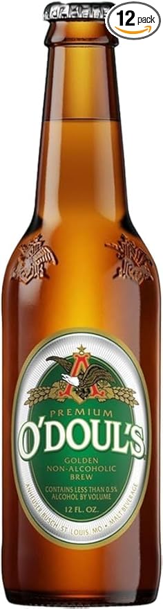 O'Doul's Original NA (12 Glass Bottles) - Premium Golden - 12oz (12 Individual Bottles) Non Alcoholic