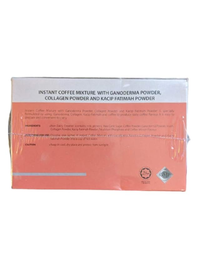 Diamond Interest Healthy Hair Skin &amp Nails Coffee with Ganoderma Collagen and Kacip Fahtima (Case)