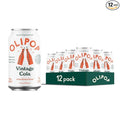 OLIPOP Prebiotic Soda Pop Vintage Cola A New Kind of Soda Packed with Prebiotics Fiber and Botanicals Gluten Free GMO Free 12oz (12-Cans)