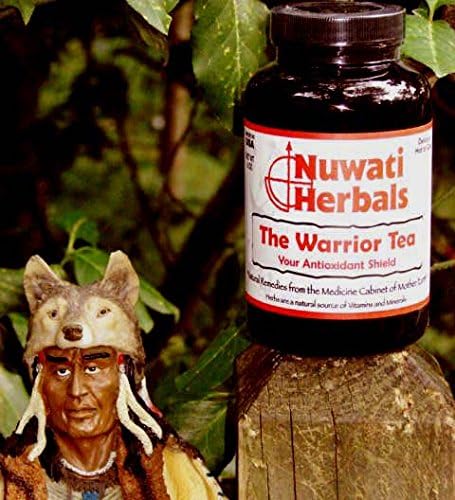 Nuwati Herbals - The Warrior Herbal Loose Tea Blend - Antioxidant Shield Against Free-Radicals 6 Ounces