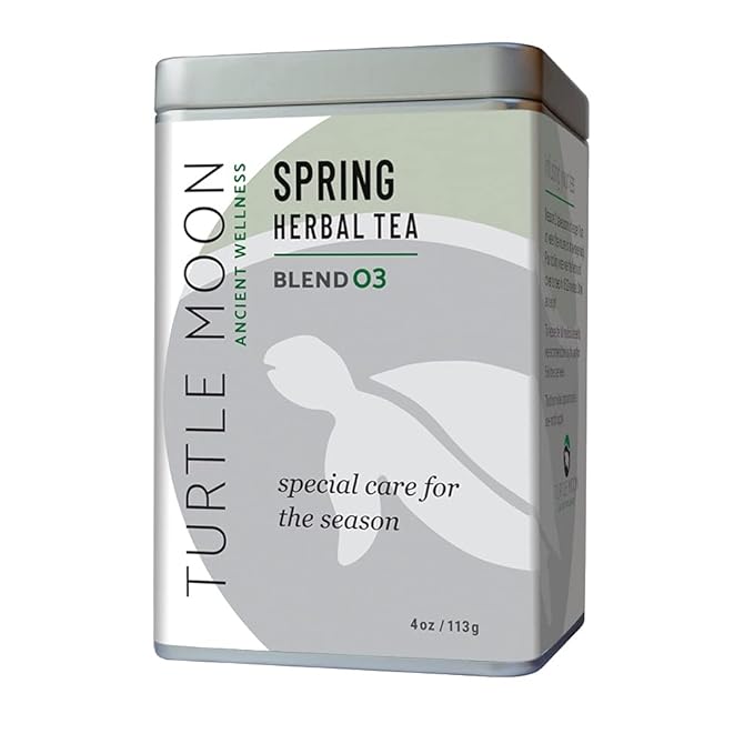 Spring Herbal Tea Blend: Loose-Leaf Organic &amp Wildcrafted Healing and Medicinal 4 oz. Tin.