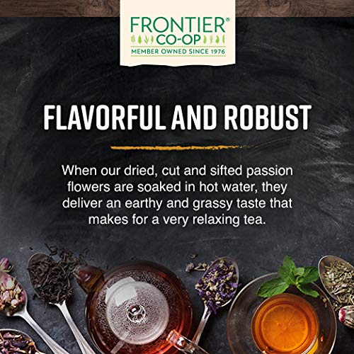 Frontier Co-op Passion Flower Herb Cut and Sifted - Kosher | 16 Ounce (Pack of 1)