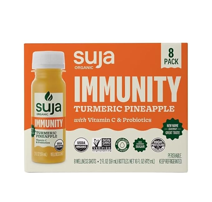 Organic Immunity Defense Shot Ginger and Turmeric Wellness Shot 8 pk./2 fl. oz.