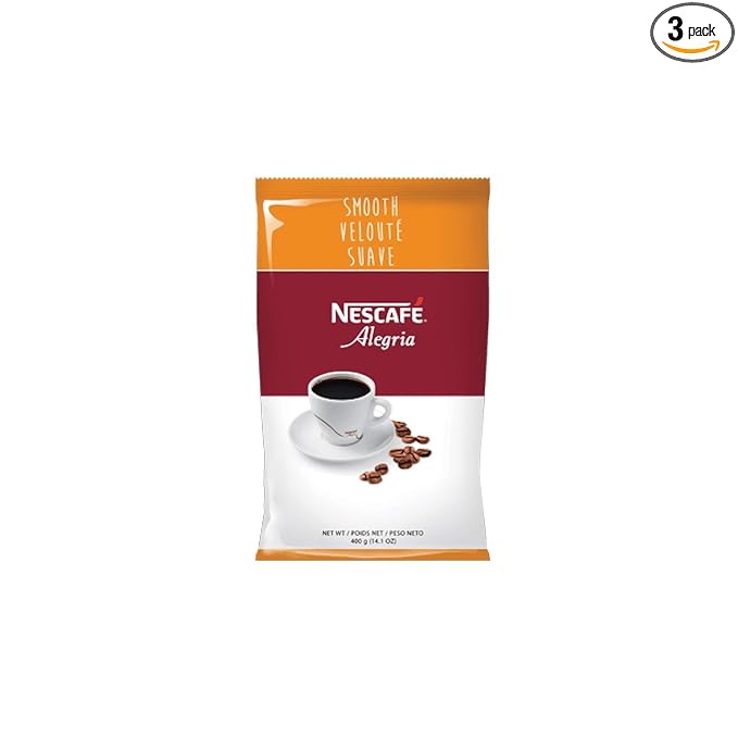 Nescafe Alegria Smooth Coffee 14.1 Ounce -- 3 per case.