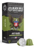 Black Rifle Coffee Company 100ct Just Black Espresso Capsules – Medium Roast Nutty Milk Chocolate &amp Vanilla OriginalLine Compatible
