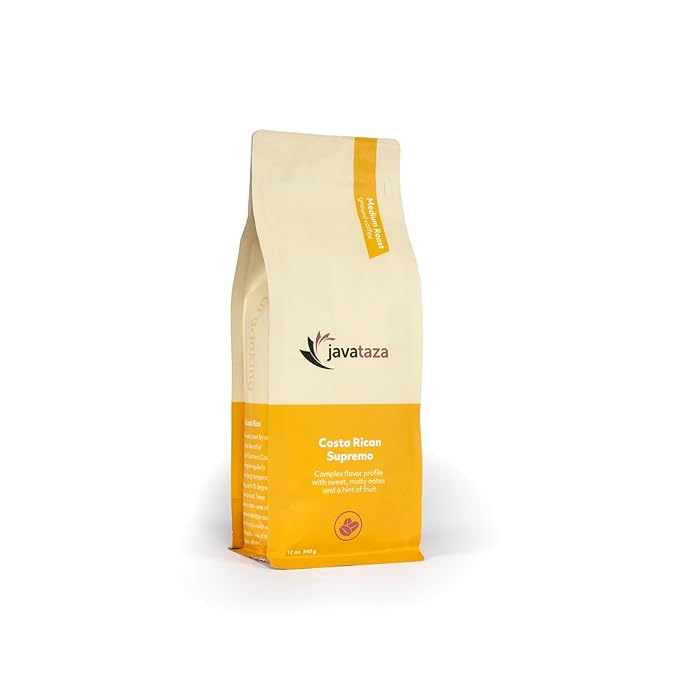 Costa Rican Supremo Ground Coffee -12oz Fairly Traded Naturally Shade Grown