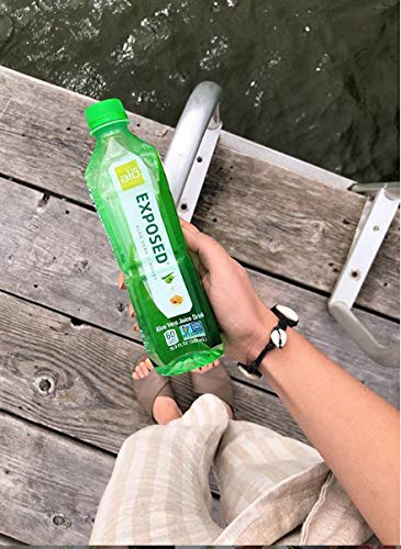Alo Original Exposed Aloe Vera Drink 16.9 Fl Oz (Pack of 12)