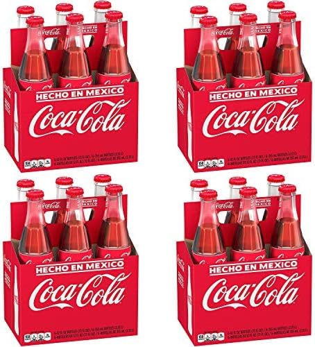Coke Sprite Fancy Soda Glass Bottled 24 Variety Pack - by Voodoux Packaging