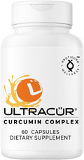 Ultracur Curcumin Complex Supplement - Ultra Bioavailable High Absorption Turmeric Curcumin Supplement for Joint Muscle &amp Brain Support - Patented Protisorb for Premium Absorption – 60 Capsules