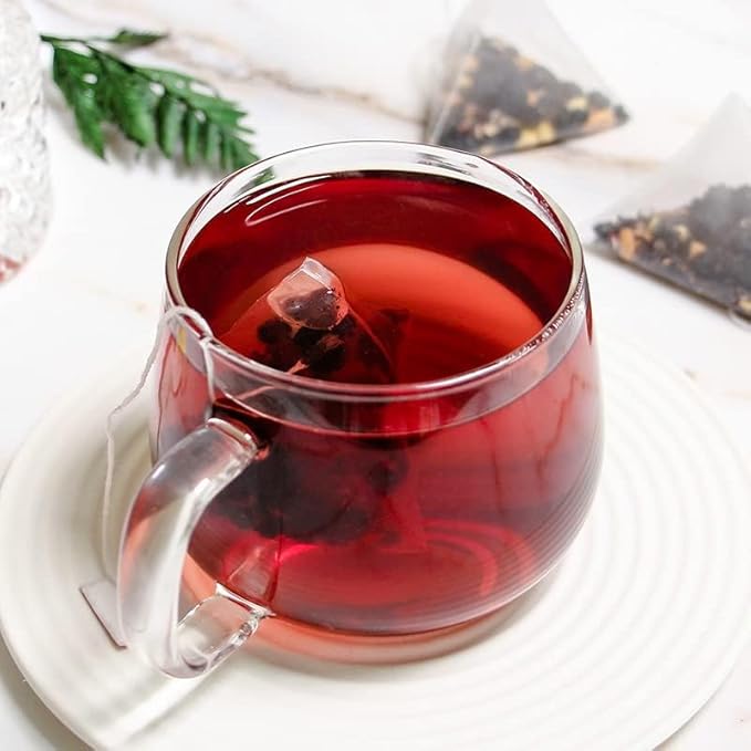 Wu hei tea 8.81oz (5g×50packets) Five black tea Mulberry black wolfberry tea Combination herbal tea bag 五黑茶250g