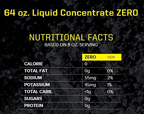 Sqwincher Zero Liquid Concentrate Lemon Lime 64 fl oz (Case of 6)
