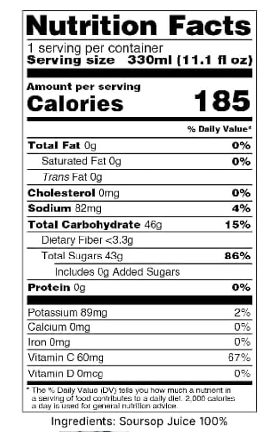 BELTT Soursop Juice 100% Fruit No Added Sugar No Preservatives Not From Concentrate Plant Based Drink Natural Electrolytes 11.1 FL OZ Cans Pack of 12