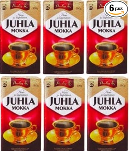 Paulig Juhla Mokka Coffee 500g Bag 6 Pack Imported From Finland