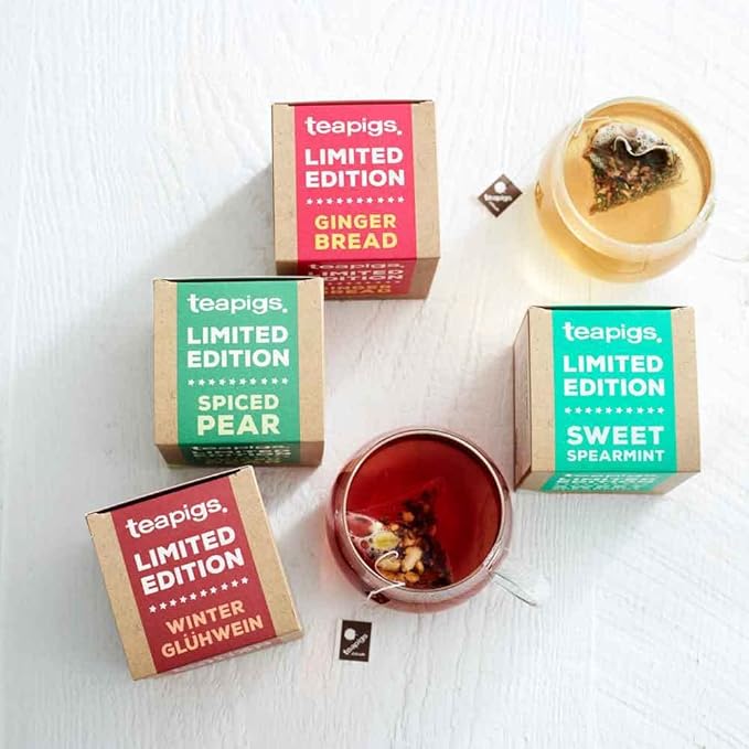 Teapigs Limited Edition Gluhwein Tea Made With Whole Leaves (6 Packs Of 10 Tea Bags)