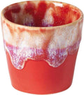 Costa Nova LSC061RE Costa Nova Free Cup S Espresso Approx. 3.4 fl oz (90 ml) Grepresso Red Dishwasher Safe Microwave Safe