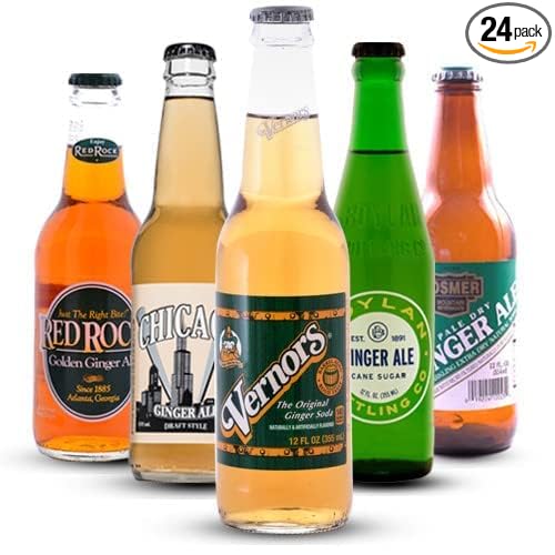 Ultimate Ginger Ale Sampler - Premium Ginger Ale Sampler Mix Case - Gourmet Sodas from All Around the Country - 12oz (24-Pack)