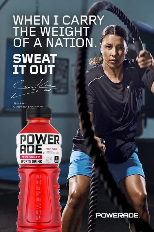 WESTERNMBY POWERADE Zero Fruit Punch 20 Fl Oz 10 bottles Total:200.0 Fl Oz