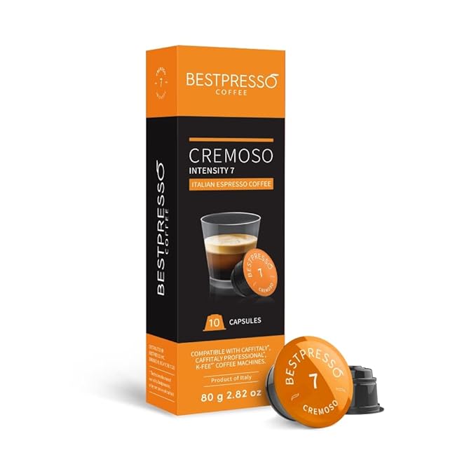 Bestpresso Coffee capsules compatible with Starbucks Verismo Caffitaly CBTL K-fee systems 80 Pods (Variety Pack)