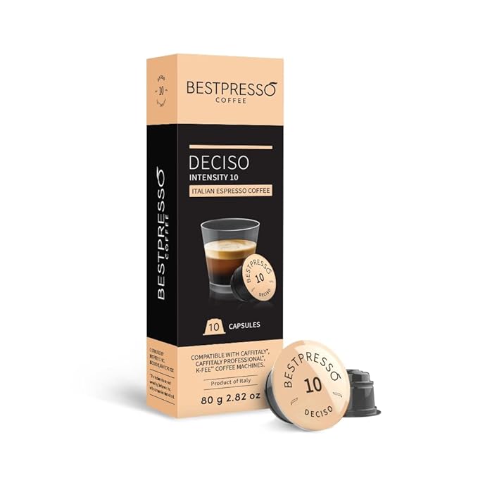 Bestpresso Coffee capsules compatible with Starbucks Verismo Caffitaly CBTL K-fee systems 80 Pods (Variety Pack)