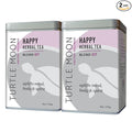 Happy Herbal Tea Blend: Loose-Leaf Organic &amp Wildcrafted Healing and Medicinal Two 4 oz. Tins (8 oz. total).