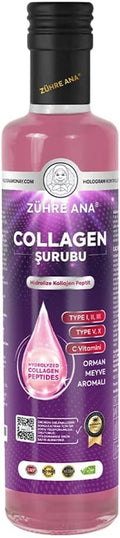 Natural Collagen Liquid 250ml - Hydrolyzed Collagen for Skin Joints and Hair - Unflavored &amp Easy to Absorb