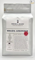 Smokin Beans 2-Pound Brazil Legender Freshly Roasted Coffee Natural Processing Medium Roast Premium Whole Bean Specialty Coffee