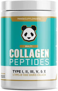Underground Bio Labs: Panda Supps Hydrolyzed Grass-Fed Multi Collagen Peptides (Types I II III V and X) (30 Servings Unflavored)