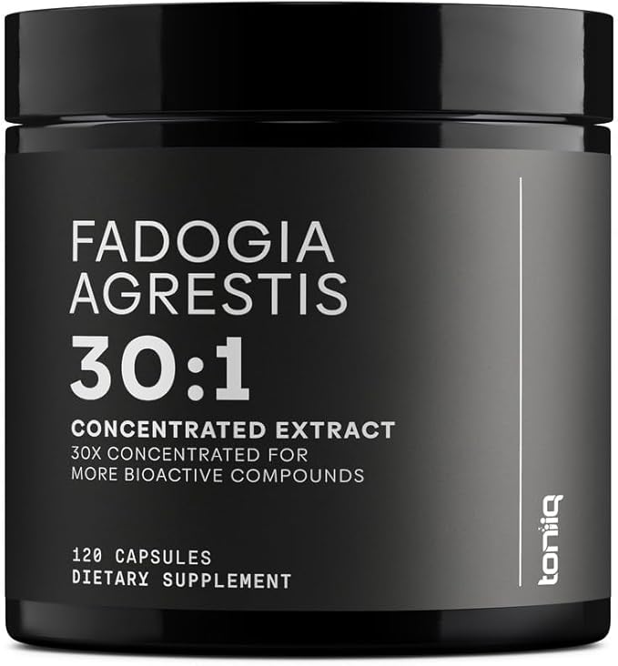 Toniiq Fadogia Agrestis - Ultra High Potency 30:1 Extract - 1200mg Per Serving - Highly Concentrated - Third-Party Lab Tested - 120 Capsules