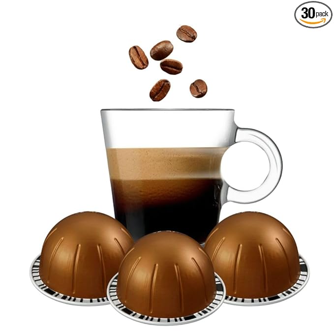 Coffee Capsules [10Pods x 3Pack] (30 Count Bianco Forte)