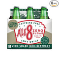 Ale 8 One Caffeine Free Zero Sugar 12 ounces (6 Glass Bottles) 100% Kentucky Soft Drink