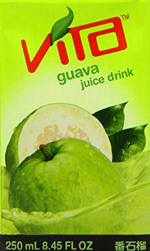 Vitasoy Vita Juice Drink Guava Flavor 8.45oz (Pack of 24)