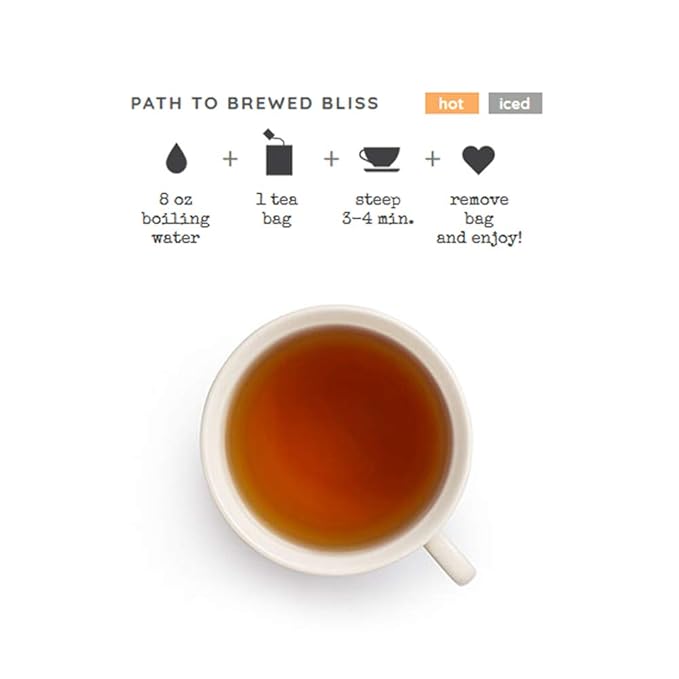 Good Earth Tea Sweet &amp Spicy Caffeine Free Peppermint Herbal Tea 18 Teabags (Pack of 6)