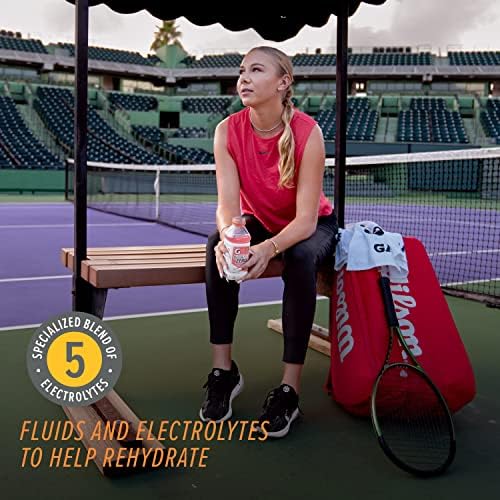 Gatorlyte Zero Electrolyte Beverage Strawberry Kiwi Zero Sugar Hydration Specialized Blend of 5 Electrolytes No Artificial Sweeteners or Flavors 20 Oz Bottles (Pack of 12)