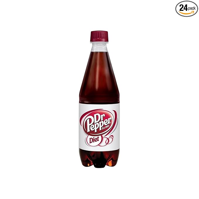 Dr. Pepper Diet Soda 16.0 Ounce (24 Bottles)