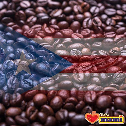 CAFE MAMI KIT 100% Puerto Rican Premium Ground Coffee 42oz (3 units of 14oz) + (1) Limited Edition Puerto Rican Sticker by Artist Jose Hoffman